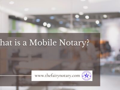 What is a Mobile Notary